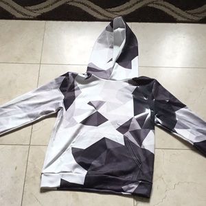 Black and white boys hoodie